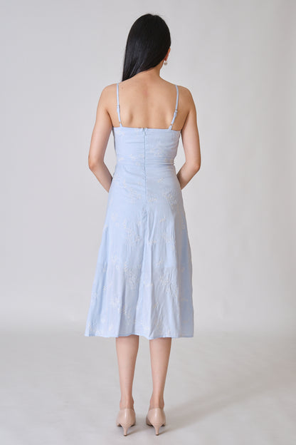 Chixxie Simone Midi Dress (Blue)