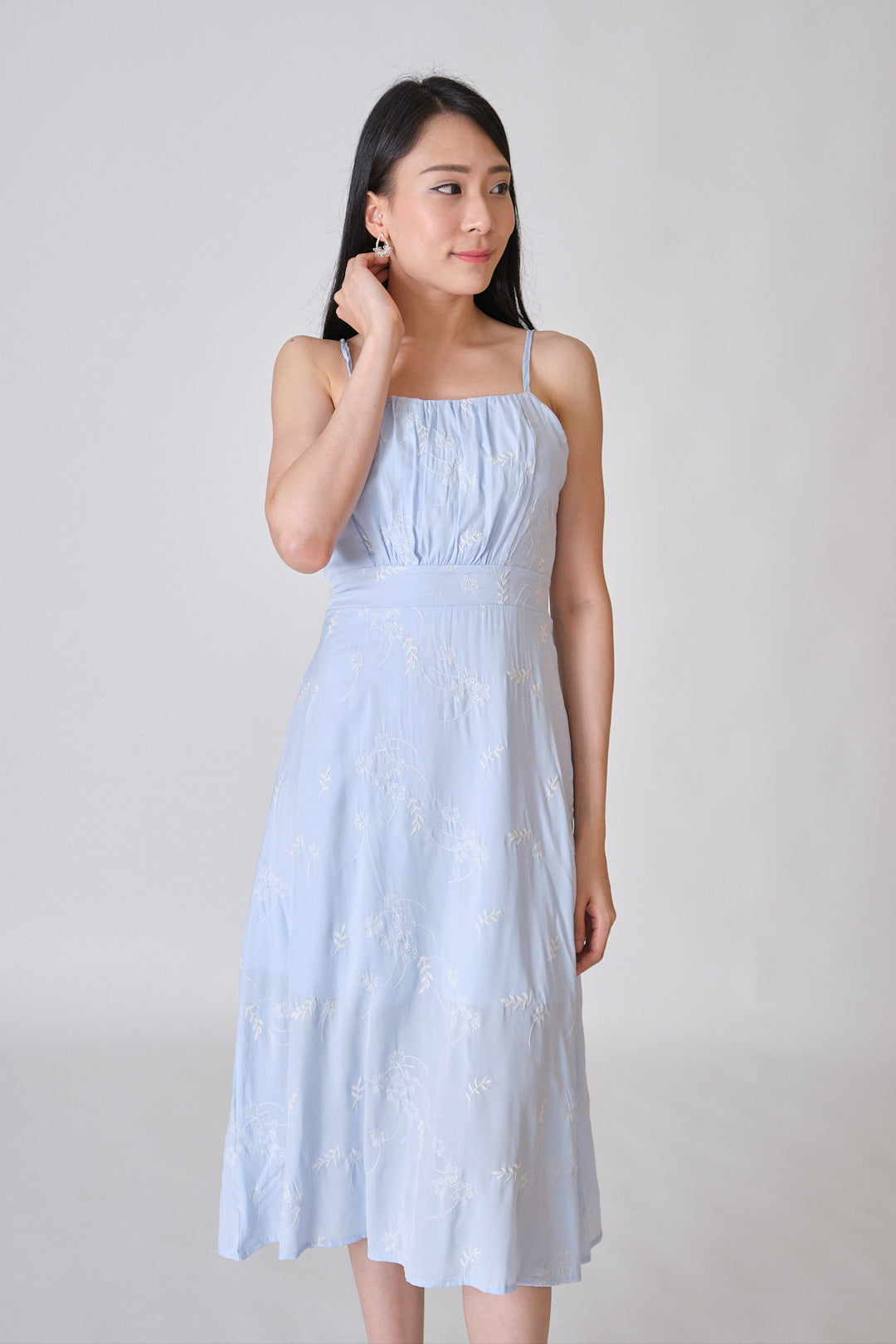 Chixxie Simone Midi Dress (Blue)