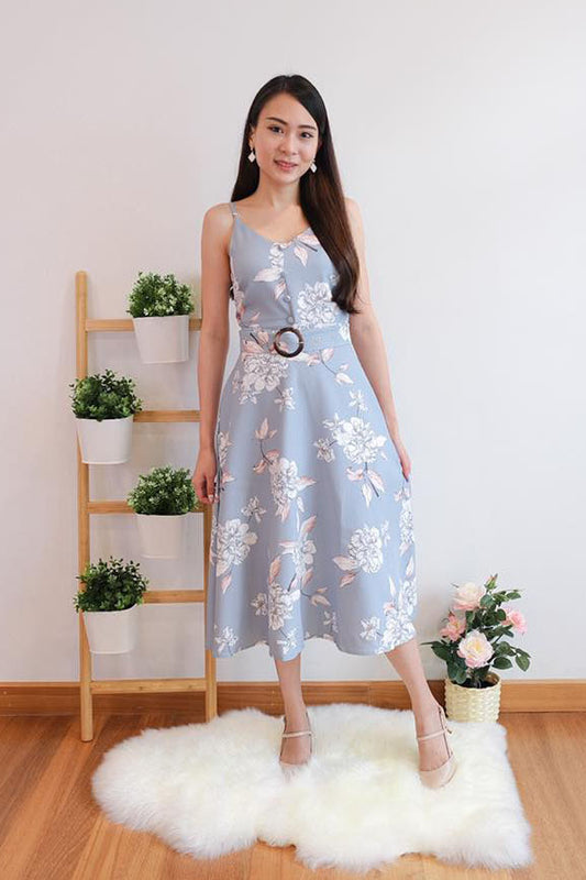 Chixxie Chrissy Dress (Pastel Blue)